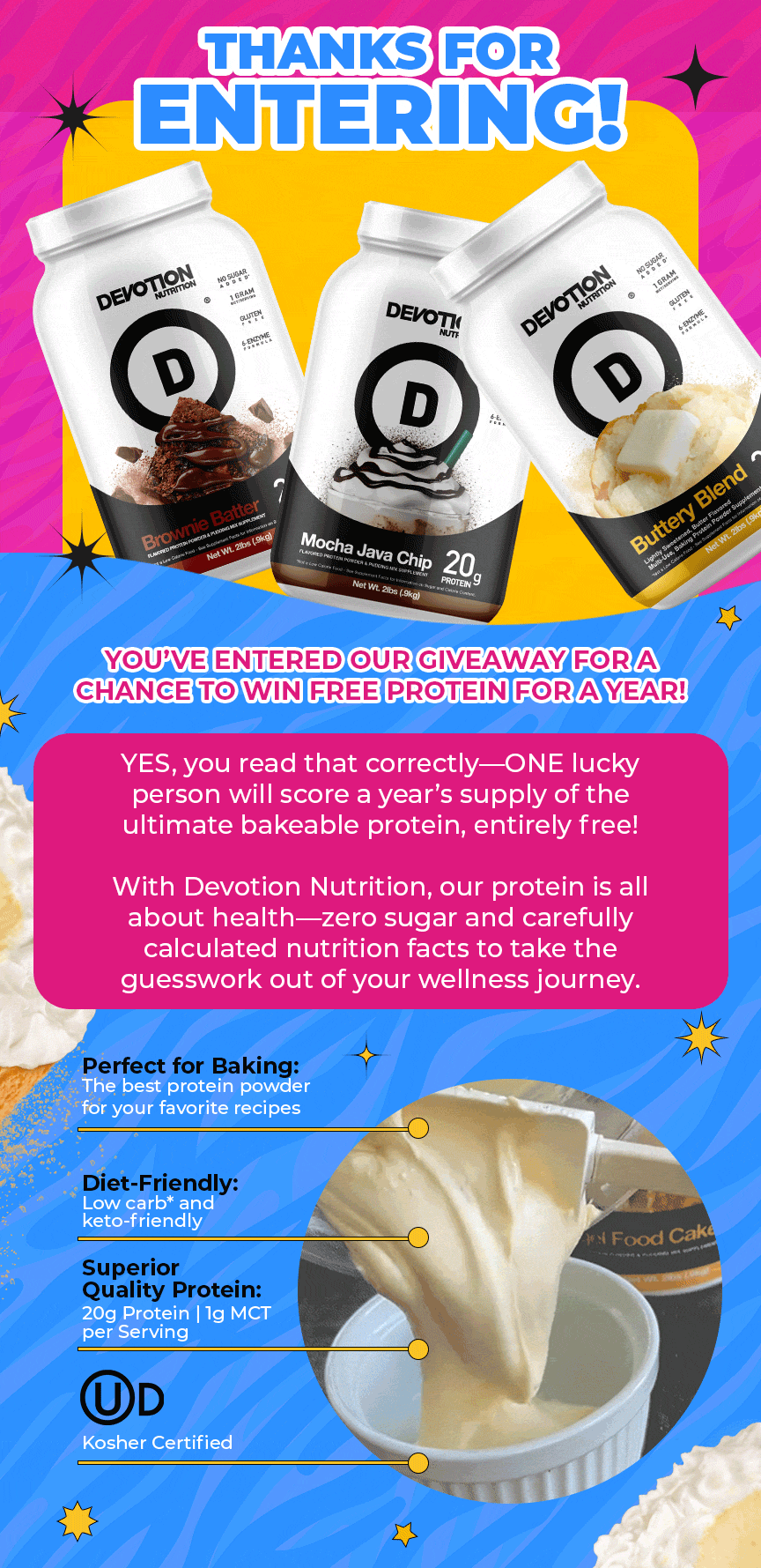 Devotion Nutrition - Giveaway Flow